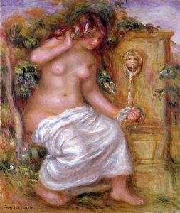 Le Baigneur à la Fontaine, 1914 - Pierre Auguste Renoir